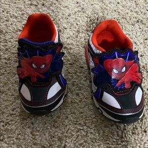 Little Boys size 6 1/2 Spider-Man sneakers